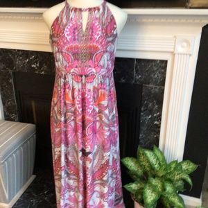 INC INTERNATIONAL JEWELED MAXI DRESS